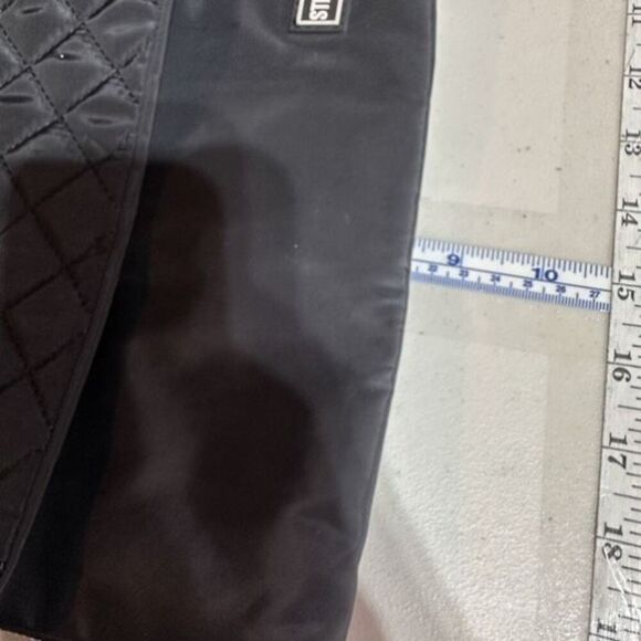 Steve Madden convertible Quilted Black crossbody bag Messenger bag - Picture 6 of 12